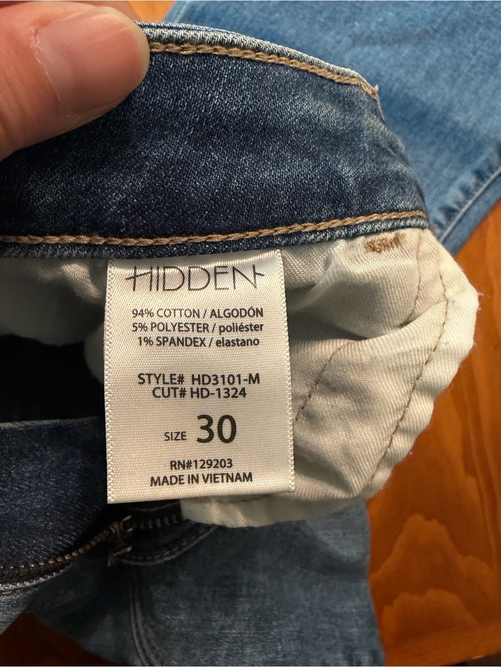 HIDDEN High Rise Flare Jeans size 30 - Picture 2 of 5